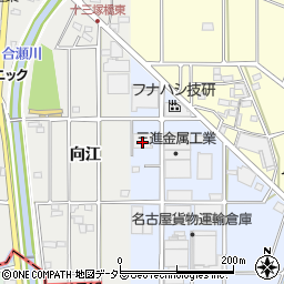 愛知県小牧市多気西町5周辺の地図
