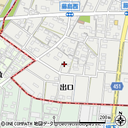 愛知県小牧市藤島町居屋敷152周辺の地図