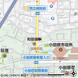 神奈川県小田原市荻窪334周辺の地図