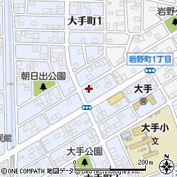 ミニストップ春日井大手町店周辺の地図