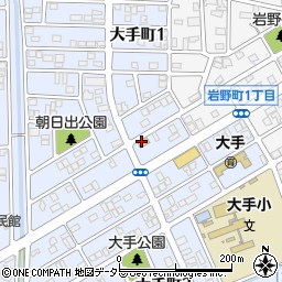 ミニストップ春日井大手町店周辺の地図