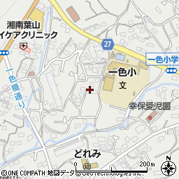 神奈川県三浦郡葉山町一色1115-5周辺の地図