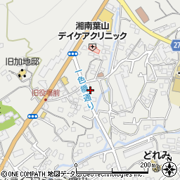 神奈川県三浦郡葉山町一色1787周辺の地図