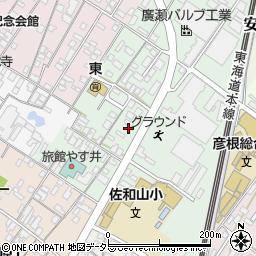 滋賀県彦根市安清町10周辺の地図