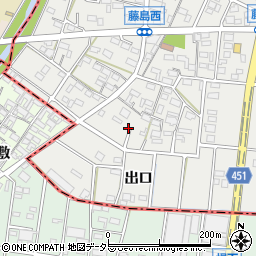 愛知県小牧市藤島町居屋敷146周辺の地図