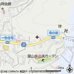 神奈川県三浦郡葉山町一色357周辺の地図