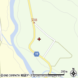 京都府南丹市美山町又林道中周辺の地図