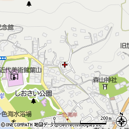 神奈川県三浦郡葉山町一色1677-29周辺の地図