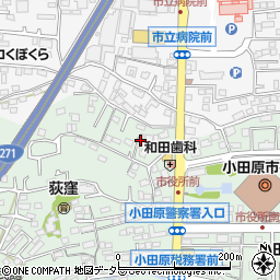 神奈川県小田原市荻窪594周辺の地図