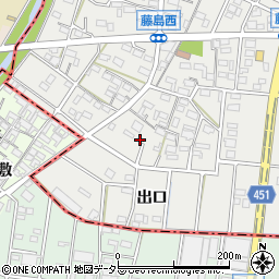 愛知県小牧市藤島町居屋敷145周辺の地図