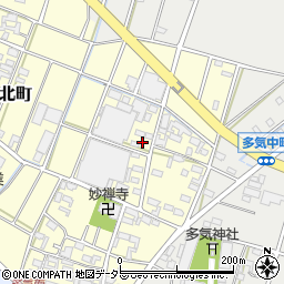 愛知県小牧市多気北町212周辺の地図