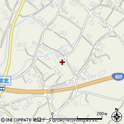 静岡県富士宮市山宮468周辺の地図