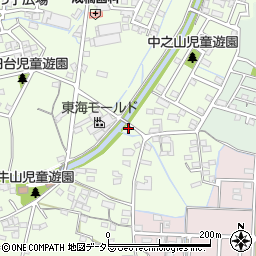 愛知県春日井市牛山町2621周辺の地図