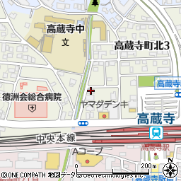 朝日生命保険名古屋統括支社高蔵寺営業所周辺の地図