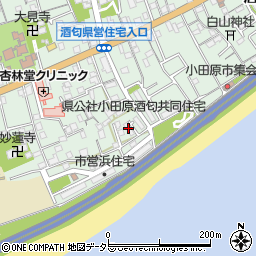 小田原酒匂　４号棟周辺の地図