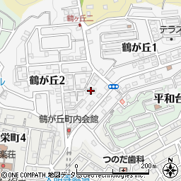 横須賀市立鶴が丘保育園周辺の地図