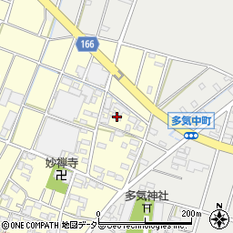 愛知県小牧市多気北町218周辺の地図