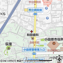 神奈川県小田原市荻窪589周辺の地図