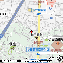 神奈川県小田原市荻窪591周辺の地図