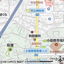 神奈川県小田原市荻窪590周辺の地図