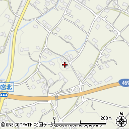 静岡県富士宮市山宮467周辺の地図