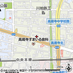 瀬戸信用金庫高蔵寺支店周辺の地図