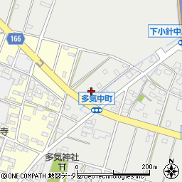 愛知県小牧市多気中町22周辺の地図
