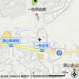 神奈川県三浦郡葉山町一色607-5周辺の地図