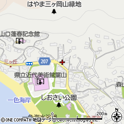 神奈川県三浦郡葉山町一色1657周辺の地図