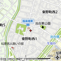 愛知県春日井市東野町西1丁目12-13周辺の地図