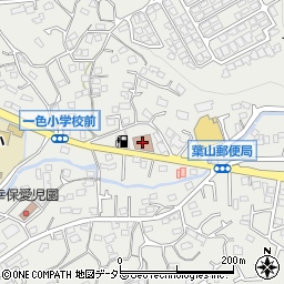 葉山郵便局周辺の地図