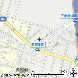 愛知県小牧市多気中町20周辺の地図