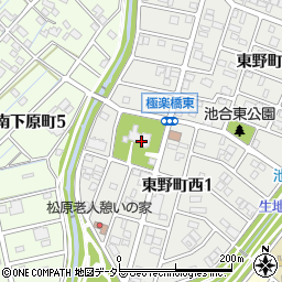愛知県春日井市東野町西1丁目11周辺の地図