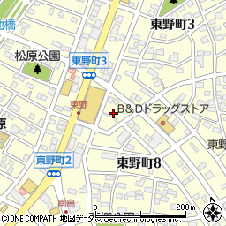 ＤＣＭ春日井店駐車場周辺の地図