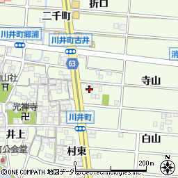 愛知県岩倉市川井町寺山81周辺の地図