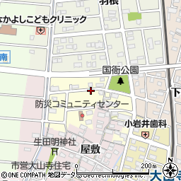 愛知県岩倉市大山寺元町周辺の地図