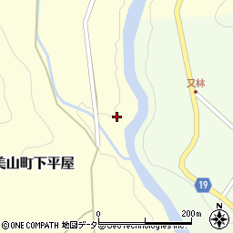 京都府南丹市美山町下平屋細利周辺の地図