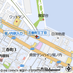 三春町３周辺の地図