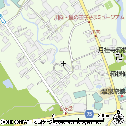 神奈川県足柄下郡箱根町仙石原927-1周辺の地図