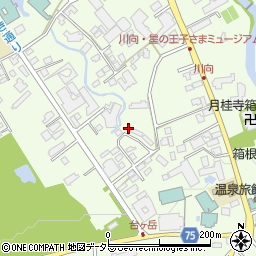 神奈川県足柄下郡箱根町仙石原927-12周辺の地図