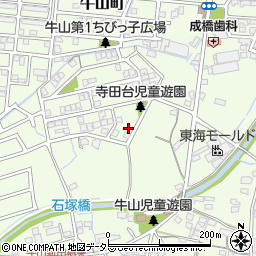 愛知県春日井市牛山町1029-35周辺の地図