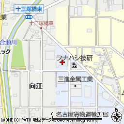 愛知県小牧市多気西町1周辺の地図