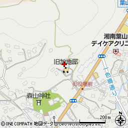 神奈川県三浦郡葉山町一色1705周辺の地図