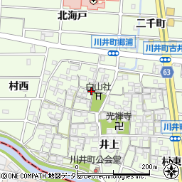 愛知県岩倉市川井町井上1334-5周辺の地図