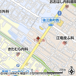 ガスト彦根店周辺の地図