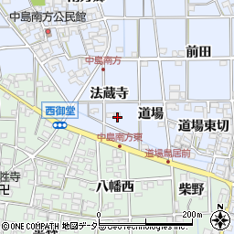 愛知県一宮市萩原町中島天入周辺の地図