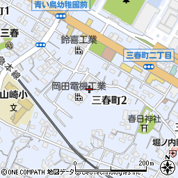 神奈川県横須賀市三春町2丁目31周辺の地図