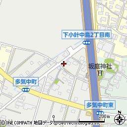 愛知県小牧市多気中町56周辺の地図