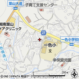 神奈川県三浦郡葉山町一色1174周辺の地図