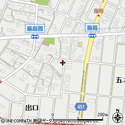 愛知県小牧市藤島町居屋敷208周辺の地図